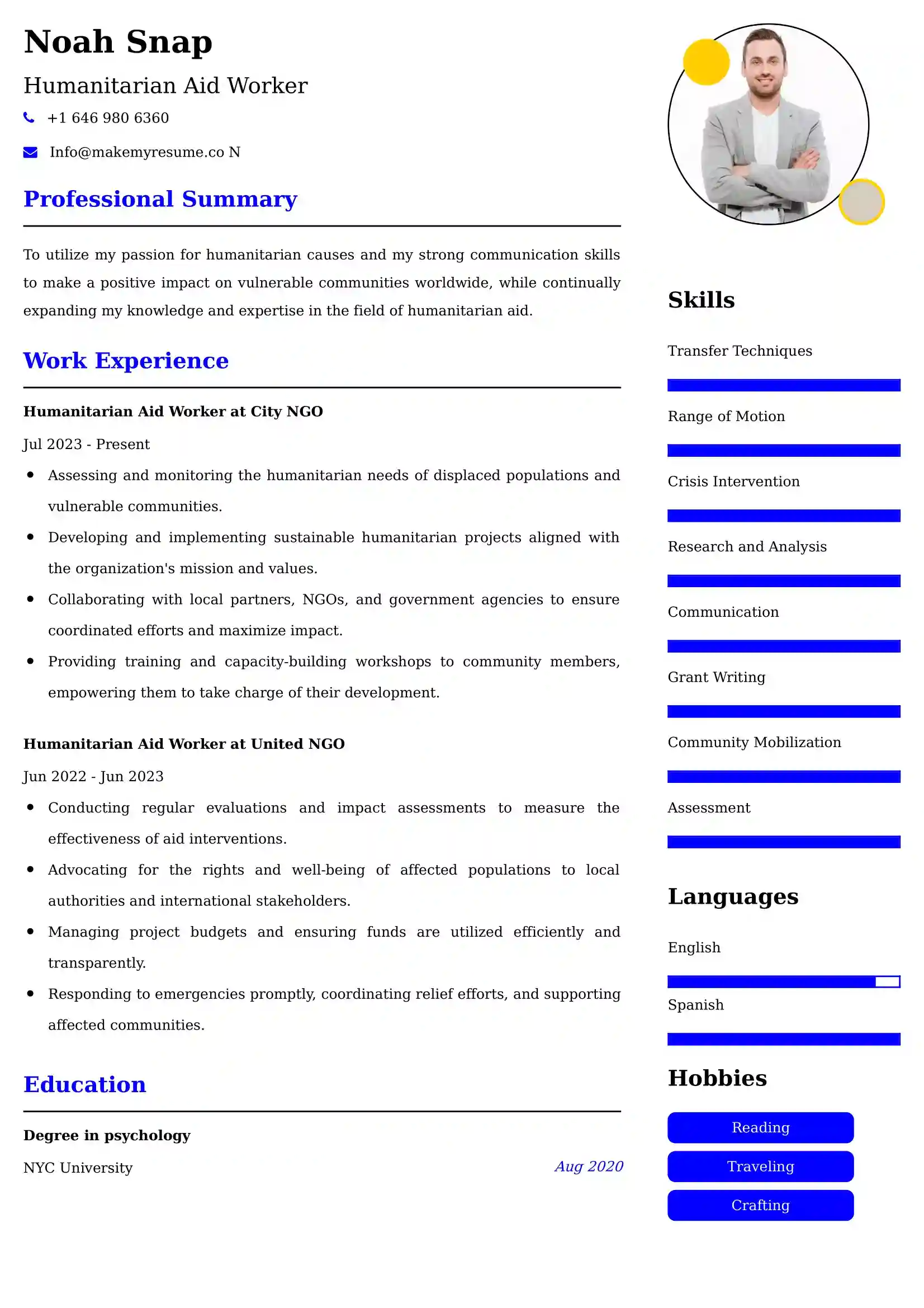 Counselor CV Examples Malaysia